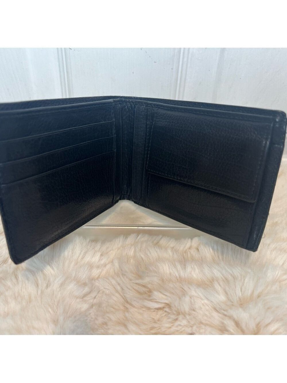 BOTTEGA VENETA LEATHER LAMBSKIN WALLET BLACK